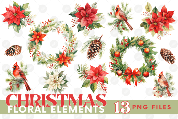 Cardinal Illustrations for Festive Branding