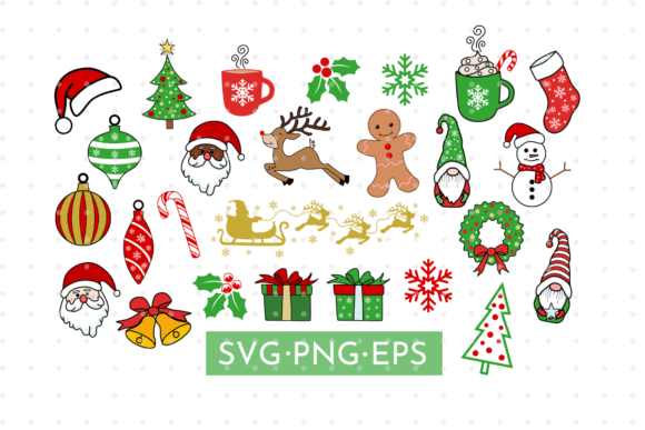 Christmas Clipart Svg Bundle: Illustrations for Bloggers