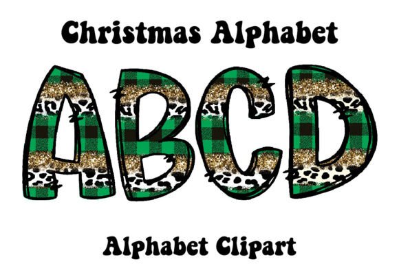 Christmas Green Plaid Leopard Doodle: Illustrations Review