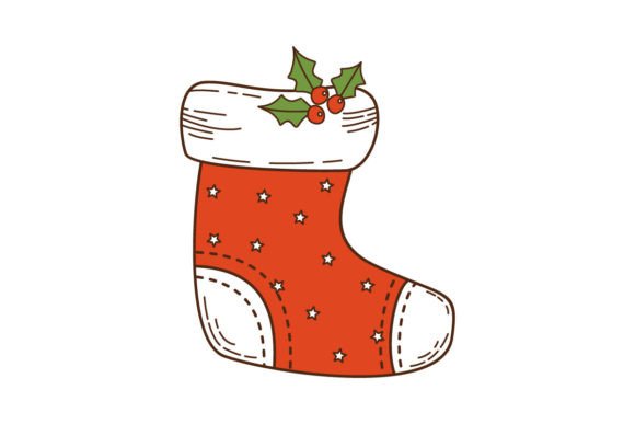 Christmas Stocking with Colorful Illustrations Review