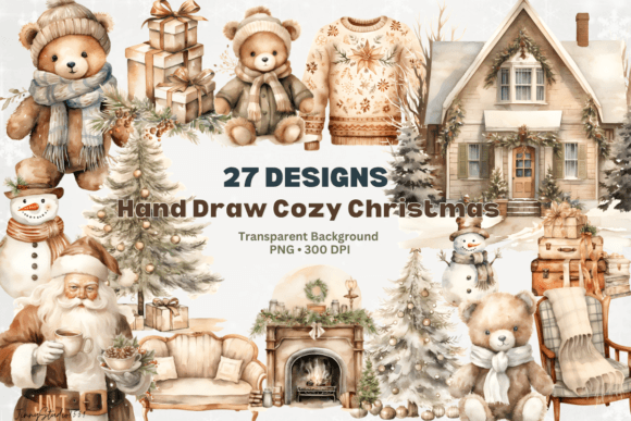 Cozy Christmas Illustrations Review