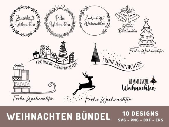 German Christmas SVG: Festive Illustrations