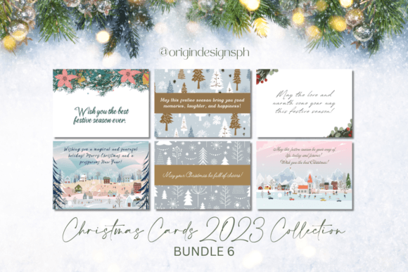 PLR Christmas Card 6: Illustrations for Branding
