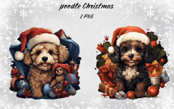 Poodle Christmas Clipart: A Designer’s Stitch Review
