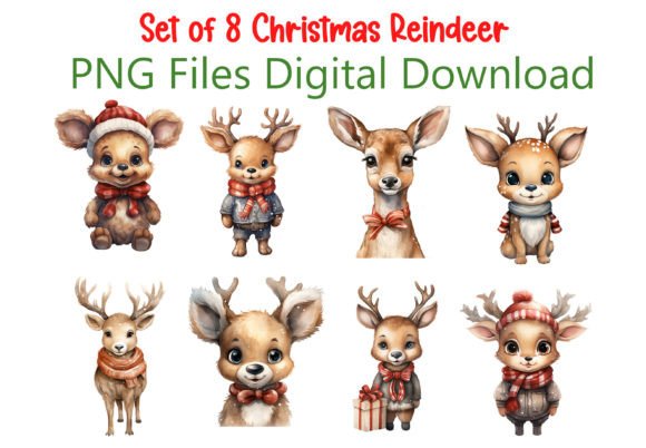 Review: Funny Christmas Reindeer Clipart for Embroidery