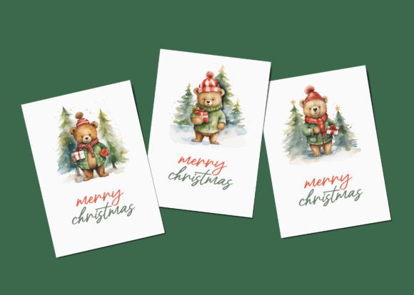 Review: Set of 3 Teddy Bears Christmas Cards for Embroidery