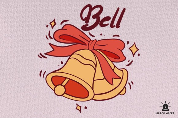 Reviewing Christmas Bell Illustration PNG