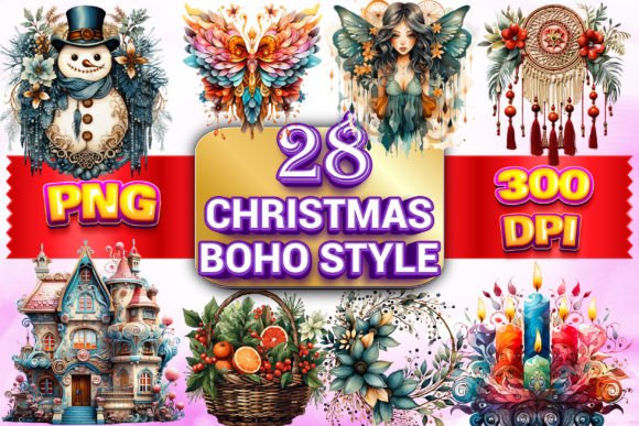 Reviewing Christmas Boho Clipart 8 for Embroidery