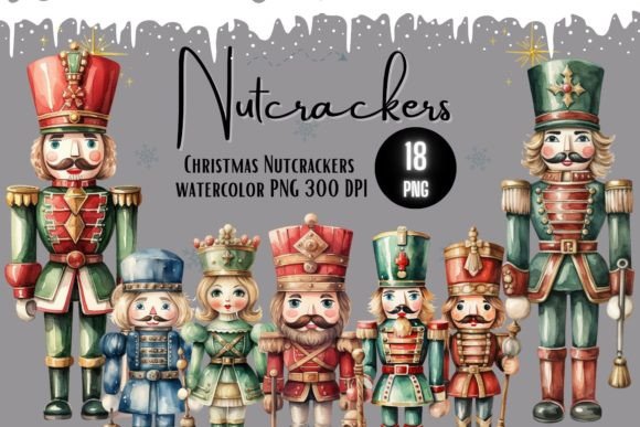 Reviewing Christmas Nutcrackers Watercolor PNG for Embroidery