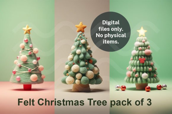 Reviewing the Christmas Tree Set Felt Trees Design