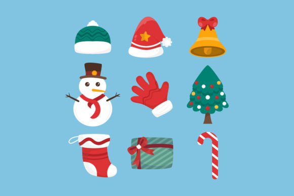 Reviewing the Vector Flat Christmas Element Collection
