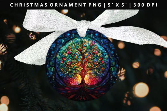 Tree Christmas Ornament Design: Crafting With Illustrations