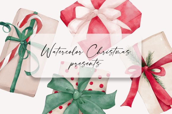 Watercolor Christmas Gifts: Illustrations Review